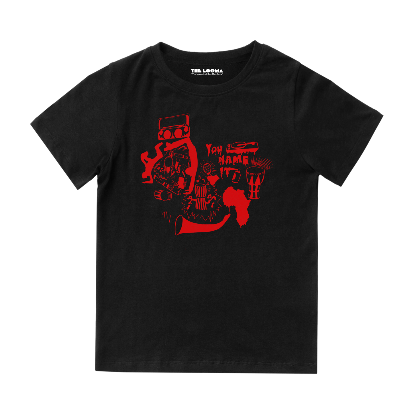 Red Wall Mural2 Tee