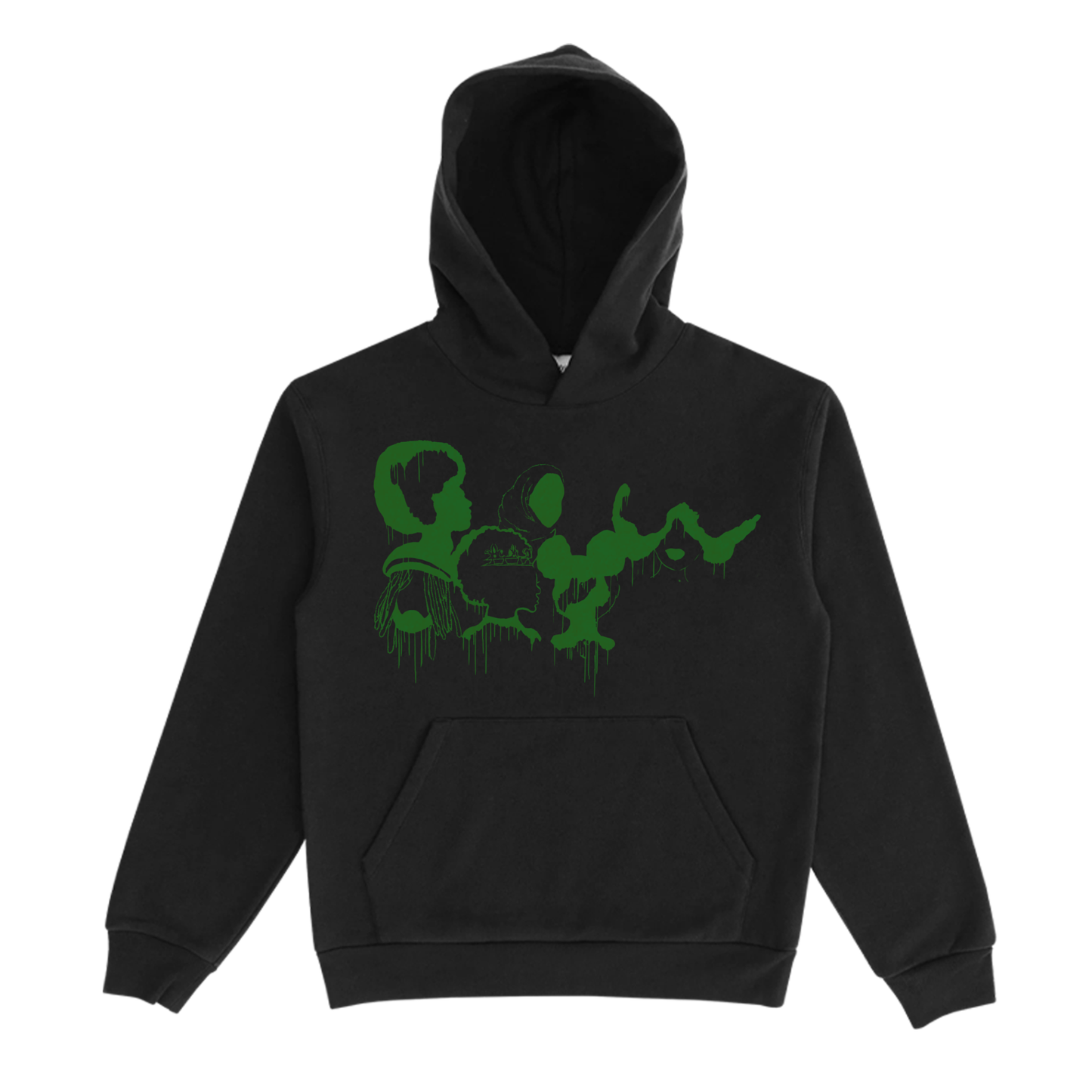 Green Wall Mural Hoodie