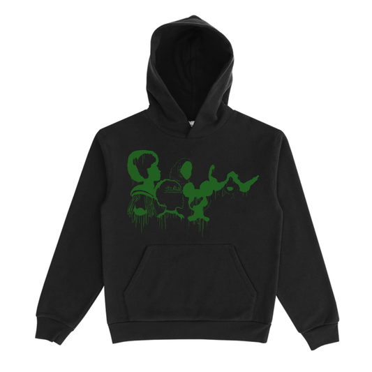 Green Wall Mural Hoodie
