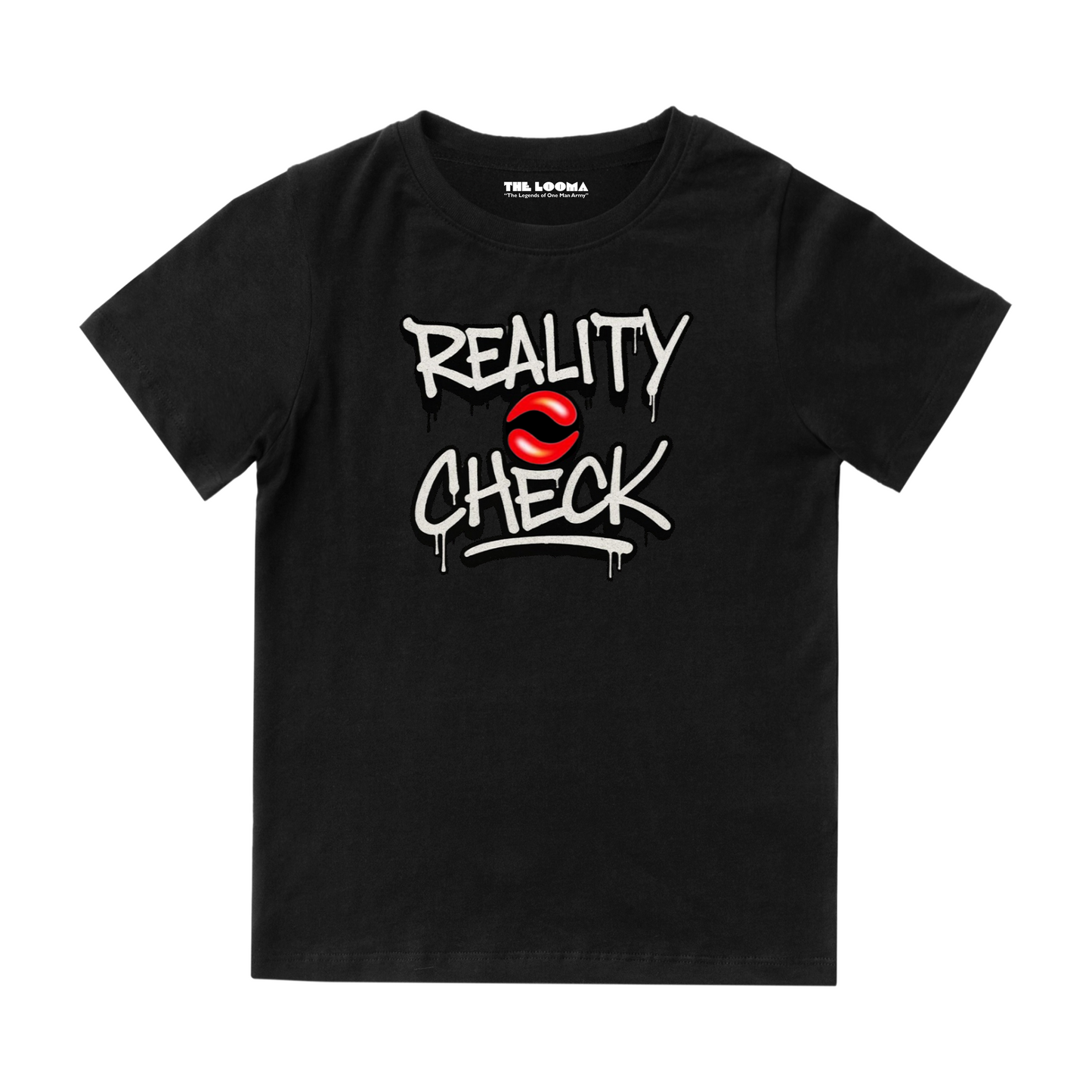 REALITY CHECK  TAG TEE