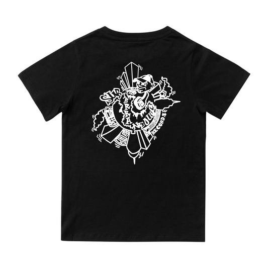 SUBTERRANEOUS RECORDS OG LOGO TEE - BLACK